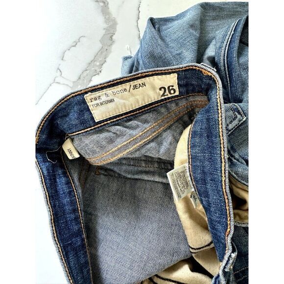 Rag & Bone x Intermix Skinny Jeans in Destroyed with Holes Size 26 - Picture 3 of 10